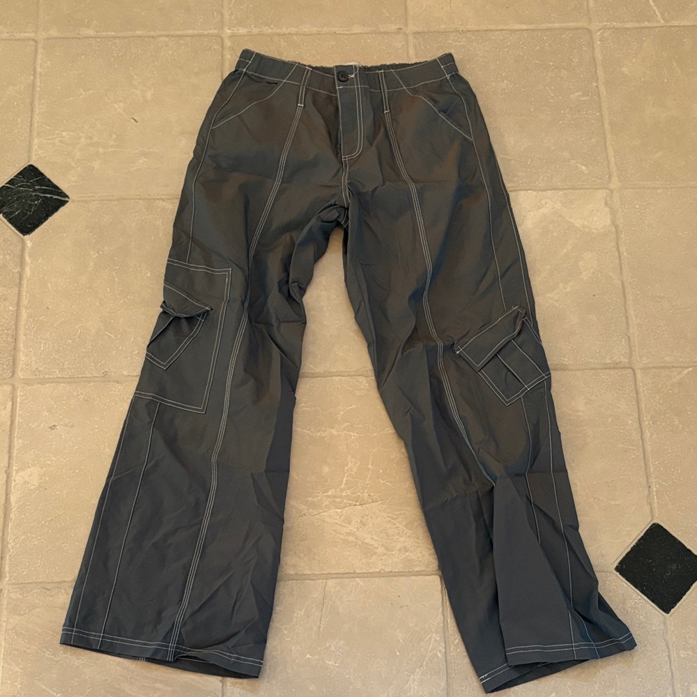 Urban Outfitters cargo pants, iridescent